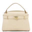 Maisy Borsa a Mano in Pelle Beige TL142394