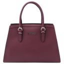 TL Bag Leather Handbag Bordeaux TL142147