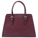 TL Bag Sac à Main en Cuir Bordeaux TL142147