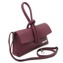 TL Bag Leather Clutch Bordeaux TL141990