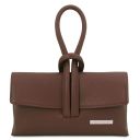 TL Bag Leather Clutch Coffee TL141990