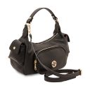 Olivia Leather Tote Black TL142396