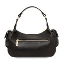 Olivia Leather Tote Black TL142396