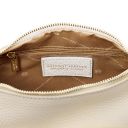 Olivia Handtasche aus Leder Beige TL142396