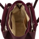 Tulipan Leather Handbag Bordeaux TL141727