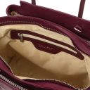Tulipan Leather Handbag Bordeaux TL141727