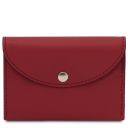 Leather Business Card / Credit Card Holder Red TL142417