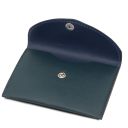 Leather Business Card / Credit Card Holder Teal TL142417