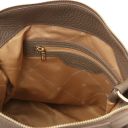 Amy Shopping Tasche aus Weichem Leder Dunkel Taupe TL142385