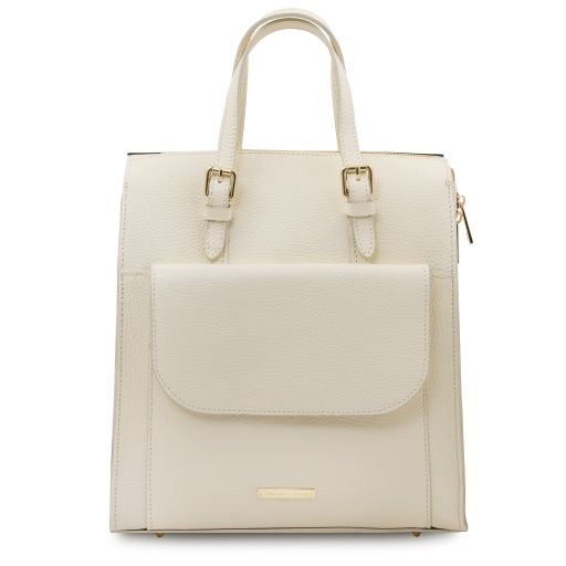 TL Bag Sac à dos Pour Femme en Cuir Beige TL142211