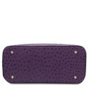 TL Bag Handbag in Ostrich-print Leather Purple TL142120