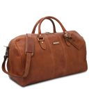 Lisbona Sac de Voyage en Cuir - Grand Modèle Naturel TL141657