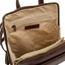 Paris Small Leather Backpack for Women Brown TL142410