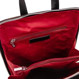 Paris Small Leather Backpack for Women Black TL142410