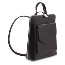 Paris Small Leather Backpack for Women Black TL142410