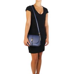 Nausica Leather Shoulder bag Coffee TL141598