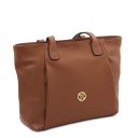 Blake Borsa al Hombro en Piel Suave Cognac TL142411