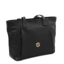 Blake Sac Bandoulière en Cuir Souple Noir TL142411
