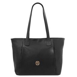 Blake Borsa a Spalla in Pelle Morbida Nero TL142411