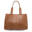 Callie Borsa al Hombro en Piel Suave Cognac TL142415