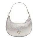 Pixie Borsa a Mano in Pelle Metallic con Tracolla a Catena Argento TL142413