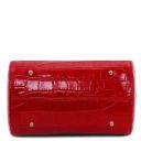 Layla Bolso a Mano en Piel Efecto Coco Rojo Lipstick TL142398