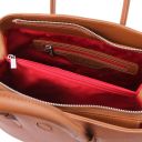 Procida Leather Handbag and 3 Fold Leather Wallet With Coin Pocket Cognac TL142151