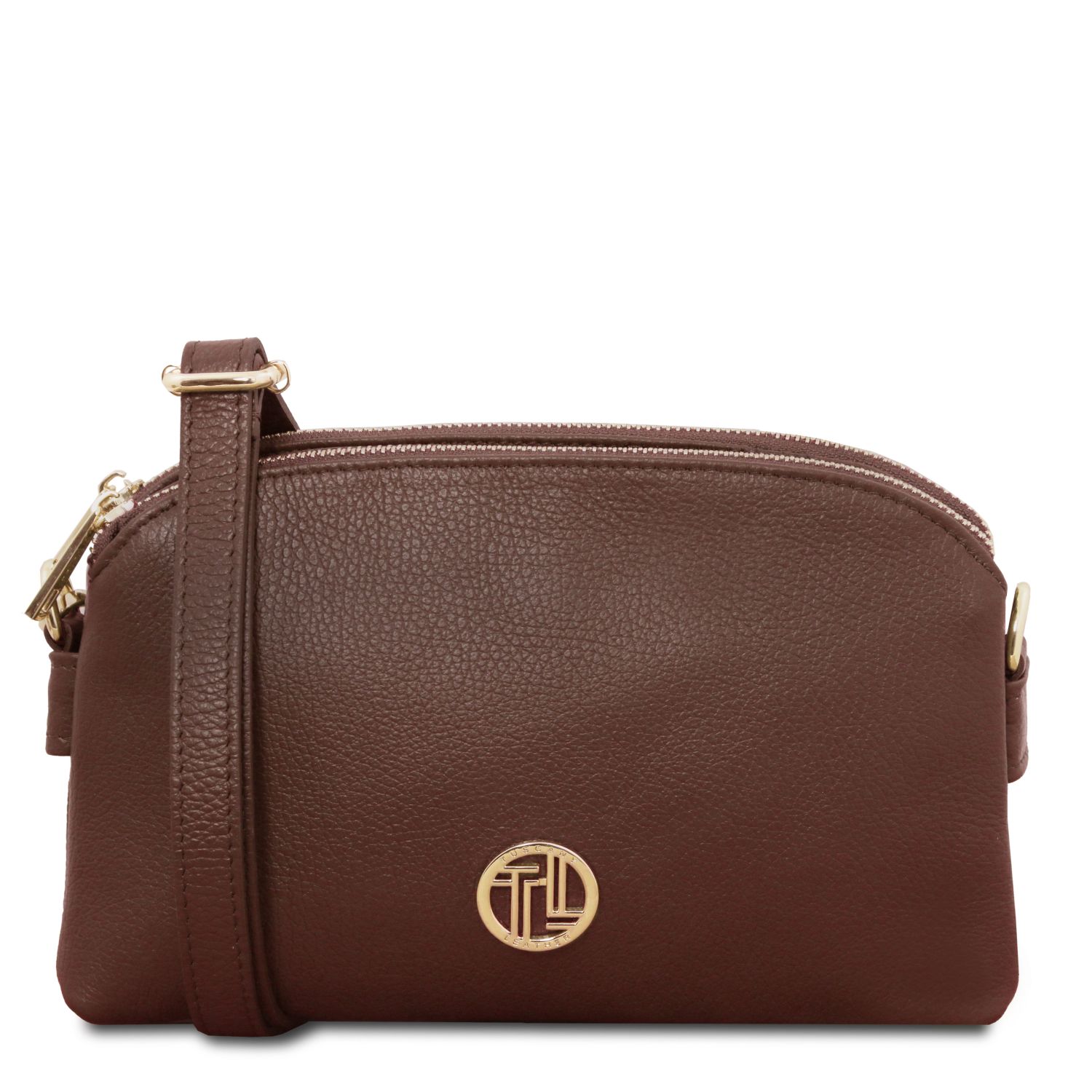 Tuscany Leather Bolso en Piel Suave con Bandolera