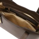 Olimpia Leather Tote - Small Size Coffee TL141521