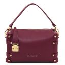 Praline Soft Leather Duffle bag Bordeaux TL142422