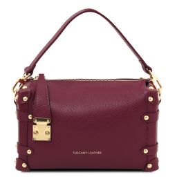 Praline Bauletto aus Weichem Leder Bordeaux TL142422