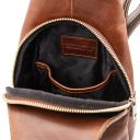 Kevin Leather Crossover bag Brown TL142423