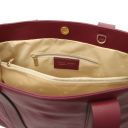 Callie Sac Bandoulière en Cuir Souple Bordeaux TL142415