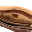 TL Messenger Borsa a Tracolla 2 Scomparti - Misura Grande Marrone TL142430