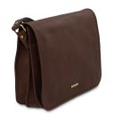 TL Messenger Borsa a Tracolla 2 Scomparti - Misura Grande Testa di Moro TL142430