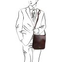 TL Messenger Borsa a Tracolla 2 Scomparti Miele TL141255
