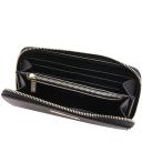 Maddalena Bolso Cubo Secchiello en Piel y Elegante Cartera en Piel con Cremallera en el Contorno Negro TL142444