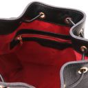 Maddalena Borsa Secchiello in Pelle ed Esclusivo Portafogli in Pelle zip Around Nero TL142444