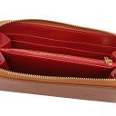 Maddalena Borsa Secchiello in Pelle ed Esclusivo Portafogli in Pelle zip Around Cognac TL142444