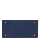 Coccola Sac à Main en Cuir Bleu foncé TL142421