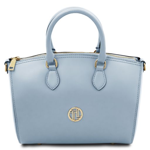 Layla Bauletto in Pelle Celeste TL142399