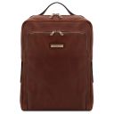 Bangkok Leather Laptop Backpack Brown TL141793