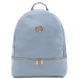 TL Bag Sac à dos en Cuir Souple Bleu céleste TL142280