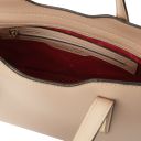 Olimpia Ledertasche aus Leder - Klein Hell Taupe TL141521