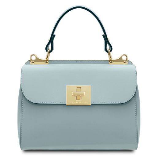 Armonia Leather Handbag Light Blue TL142286