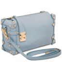 Praline Sac à Main en Cuir Souple Bleu céleste TL142422