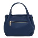Nora Handtasche aus Weichem Leder Dunkelblau TL142372