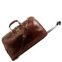 Bora Bora Borsa-Trolley in Pelle - Misura Piccola Marrone TL3065