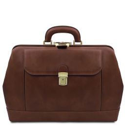 Leonardo Exclusive Leather Doctor bag Brown TL142342