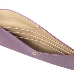 Leather Envelope Wallet Lilac TL142322